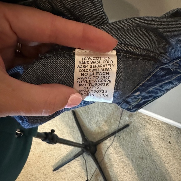 Distressed Denim Jacket - Picture 3 of 4